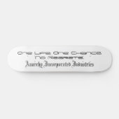 Anarchy Inc - Oude Schoolbord Persoonlijk Skateboard (Horizontaal)