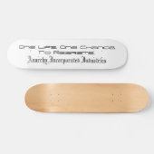 Anarchy Inc - Oude Schoolbord Persoonlijk Skateboard (Horizontaal)