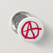 Anarchy Logo Pin Ronde Button 3,2 Cm (Voorkant /achterkant)