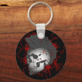 Anarchy Mohawk Skull Sleutelhanger (Voorkant)