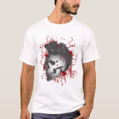 Anarchy Mohawk Skull T-shirt (Voorkant)