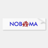 Anarchy "Nobama" Bumpersticker (Voorkant)