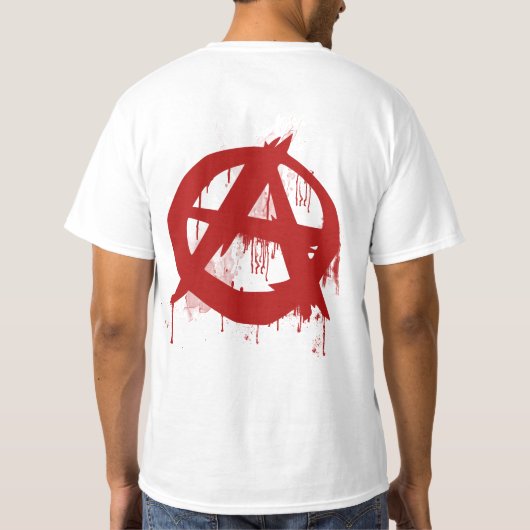 Anarchy Paint T-Shirt (Achterkant)