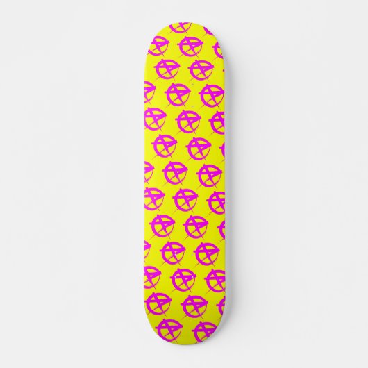 Anarchy Pattern Persoonlijk Skateboard (Voorkant)