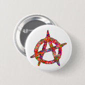 Anarchy Peace Plain Ronde Button 5,7 Cm (Voorkant /achterkant)