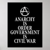 Anarchy quote poster (Voorkant)
