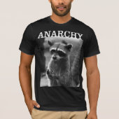 ANARCHY Raccoon Funny T-shirt (Voorkant)