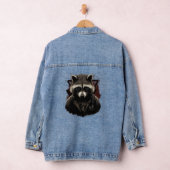 Anarchy Raccoon Politiek voor Ancomm Liberal Class Denim Jacket (Hangar)