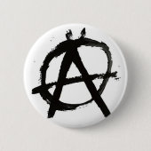 Anarchy Rulez Ronde Button 5,7 Cm (Voorkant)