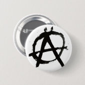 Anarchy Rulez Ronde Button 5,7 Cm (Voorkant /achterkant)