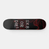 Anarchy Sk8 of Die Infra Red Persoonlijk Skateboard (Horizontaal)