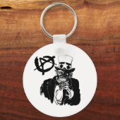 Anarchy Skull Sleutelhanger (Voorkant)