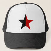 Anarchy Star Klassisch (schwarz / rot) Trucker Pet (Voorkant)