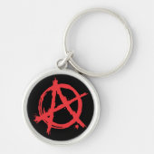 Anarchy Symbol Sleutelhanger (Voorkant)