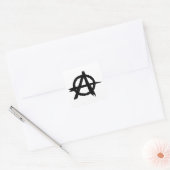 Anarchy Symbol Vierkante Sticker (Envelop)