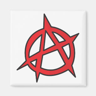 Anarchy Symbole Magneet