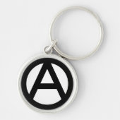 Anarchy-symbool Sleutelhanger (Voorkant)