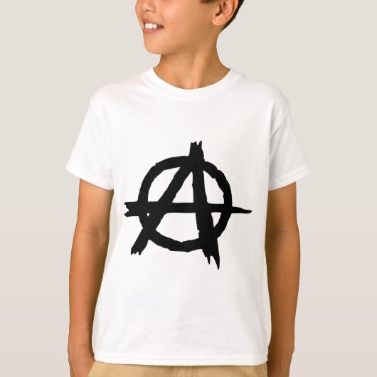 Anarchy-symbool T-shirt (Voorkant)
