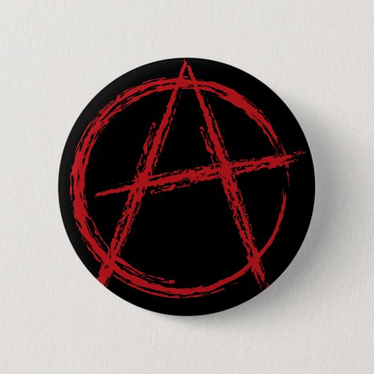 Anarchy-teken Ronde Button 5,7 Cm (Voorkant)
