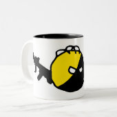 Anarchyball Anarchocapitalist Coffe Café Tasa Mok (Voorkant links)