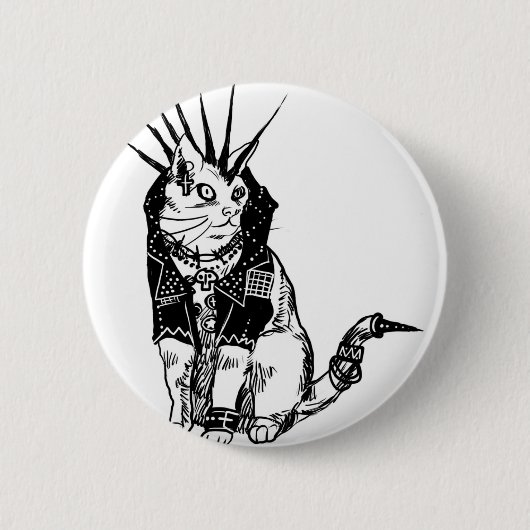 Anarkitty in het Verenigd Koninkrijk Ronde Button 5,7 Cm (Voorkant)