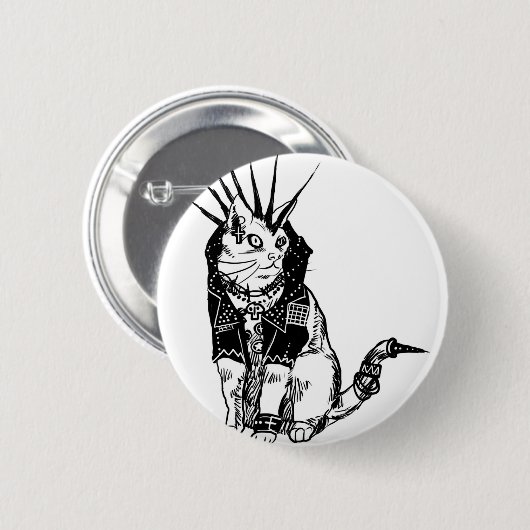 Anarkitty in het Verenigd Koninkrijk Ronde Button 5,7 Cm (Voorkant /achterkant)