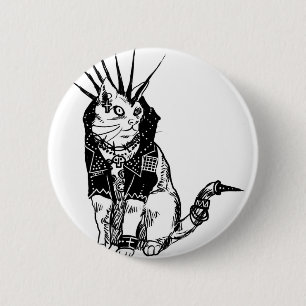 Anarkitty in het Verenigd Koninkrijk Ronde Button 5,7 Cm