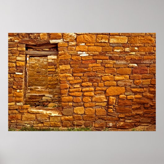 Anasazi Great House Ruins Poster (Voorkant)