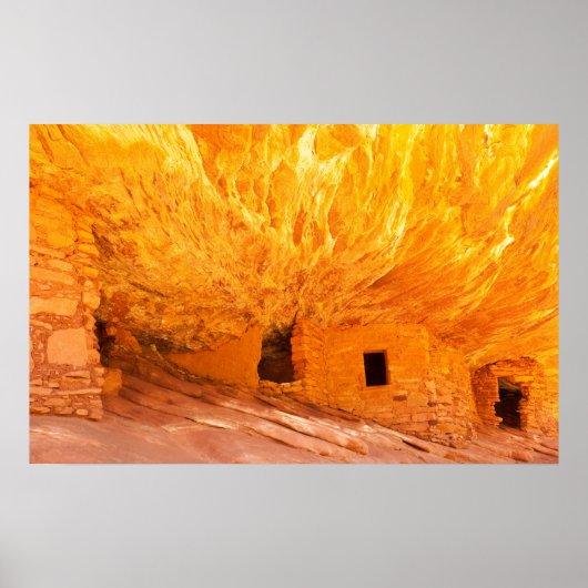 Anasazi Indian Ruins Poster (Voorkant)