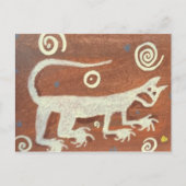 Anasazi Petroglyph Mountain Lion, Briefkaart (Voorkant)