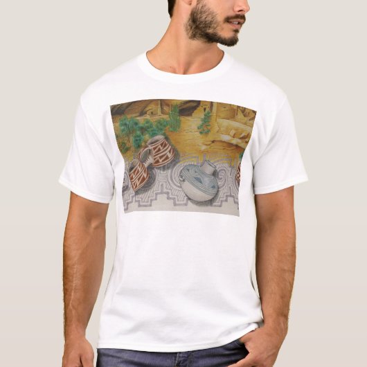 Anasazi Pottery of Native American T-shirt (Voorkant)