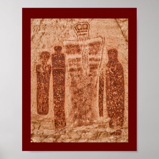 Anasazi Rock Art Poster (Voorkant)
