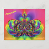 ANASTASIA ~ 3D Design Pattern ~ Multi Colours Briefkaart (Voorkant)