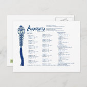 Anastasia Briefkaart (Voorkant / Achterkant)