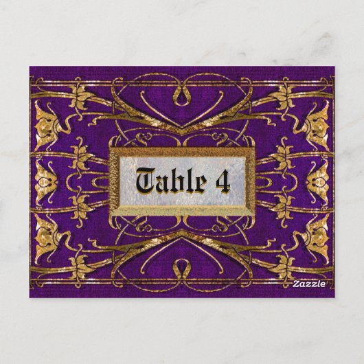 Anastasia Callie Victoriaans Briefkaart (Achterkant)