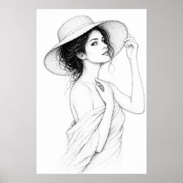 Anastasia Elegante Lijnen Poster