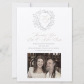 Anastasia & John Aangepaste Trouwaankondiging Kaart (Voorkant)