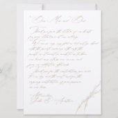 Anastasia & John Custom Wedding Dank u Kaart (Voorkant)