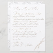 Anastasia & John Custom Wedding Dank u Kaart (Voorkant / Achterkant)