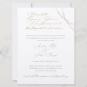 Anastasia & John Surridge Custom Wedding Kaart (Voorkant)