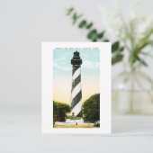 Anastasia Lighthouse nabij St. Augustine, Florida  Briefkaart (Staand voorkant)