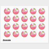 Anastasia meisjesnaam amaryllis stickers (Vel)
