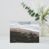 Anastasia State Park St Augustine Florida Reizen Briefkaart (Staand voorkant)