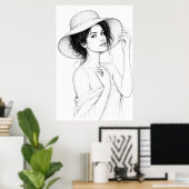 Anastasia Summer Whisper Poster (Thuiskantoor)