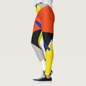 Anastasia voegt Jouw naam Abstracte kunst Leggings (Links)