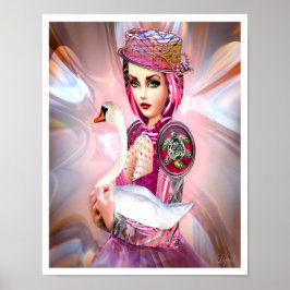 Anatidae Cyborg en Swan Poster