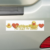 Anatidaephiliac - I LOVE EENDEN Bumpersticker (Op auto)