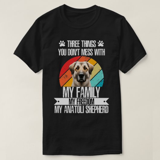 Anatoli Herder Grappig Retro Sunset Boerderij D T-shirt (Design voorkant)