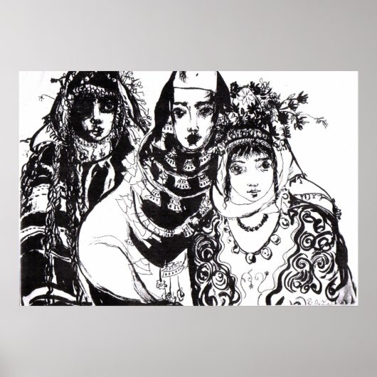 ANATOLIAANSE MEISJES POSTER (Voorkant)