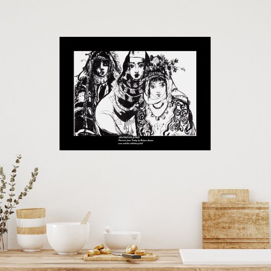 ANATOLIAANSE MEISJES POSTER (Keuken)